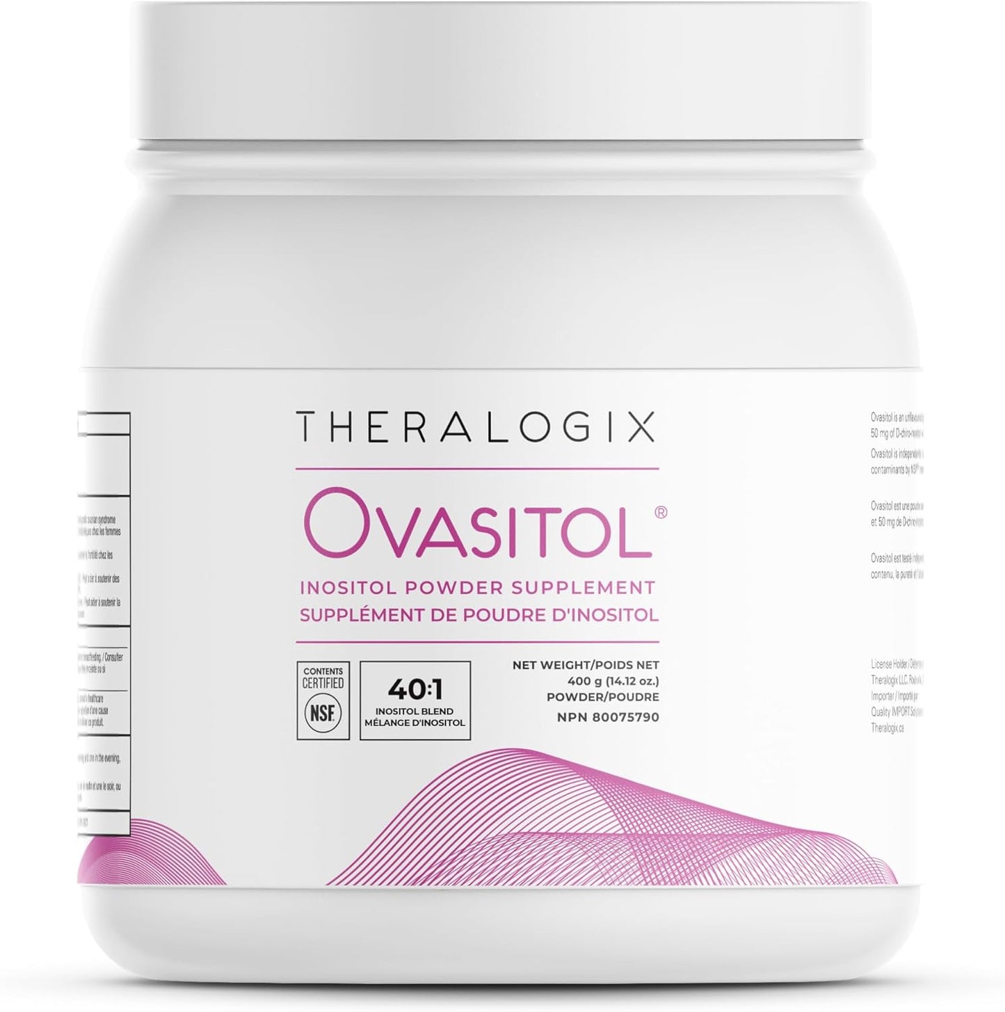 Myo-Inositol & D-Chiro Inositol Powder for PCOS - 90 Day Supply - Optimal 40:1 Ratio - Fertility & Menstrual Health for Women